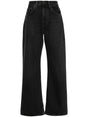 ACNE STUDIOS High-Rise Washed Denim Loose-Fit Jeans