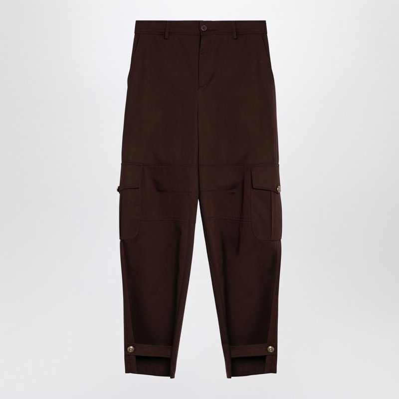 MOSCHINO COUTURE Wide Cargo Trousers for Women - Fall 2024