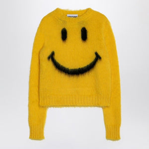 MOSCHINO COUTURE Smile Mohair Blend Crew-Neck Jumper