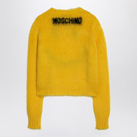 MOSCHINO COUTURE Smile Mohair Blend Crew-Neck Jumper