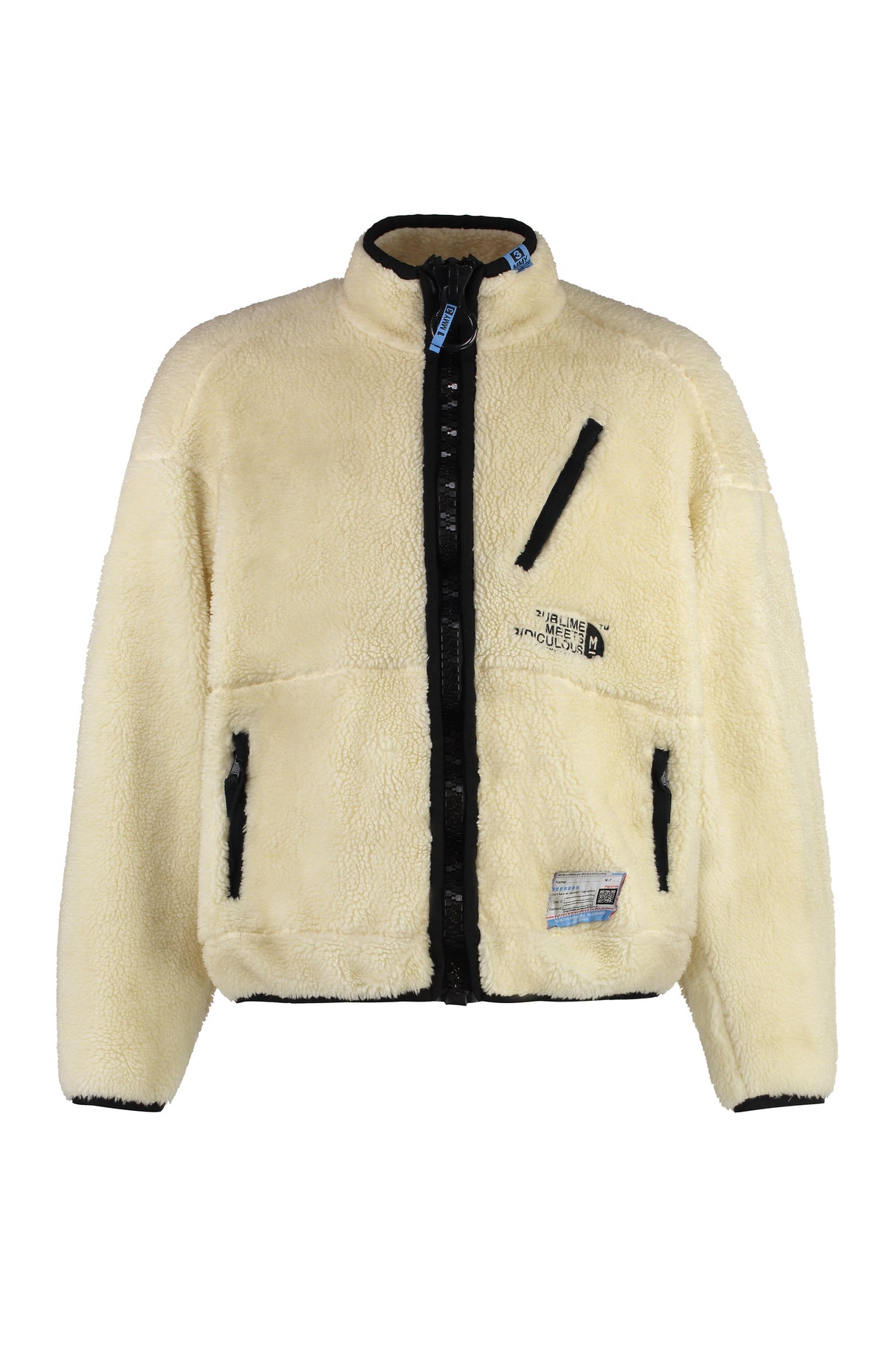 MAISON MIHARA YASUHIRO	 FW24 Men's Fleece Bomber Jacket in Panna