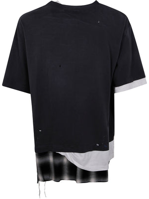 MAISON MIHARA YASUHIRO	 Layered Cotton Tee for Men - Fall/Winter 2024