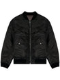 DIESEL Ribbed Collar Zip Jacket for Men