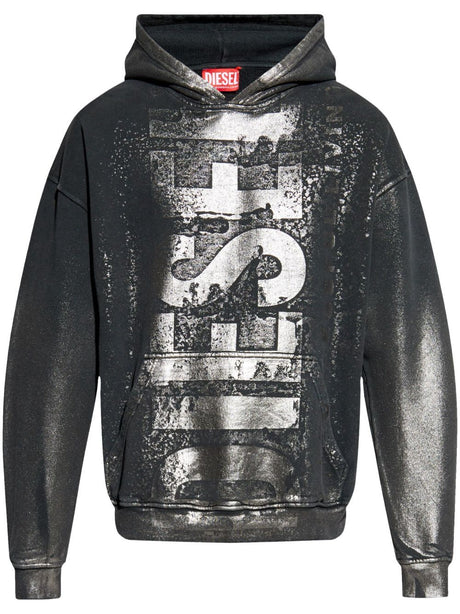 DIESEL Boxy Fit Hoodie for Men - Perfect for Fall/Winter 2024