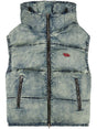 DIESEL Padded Denim Gilet for Men