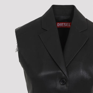 DIESEL Women's Minimalist Black Vest