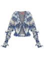 DIESEL Geometric-Pattern Long Sleeves Jacket for Women