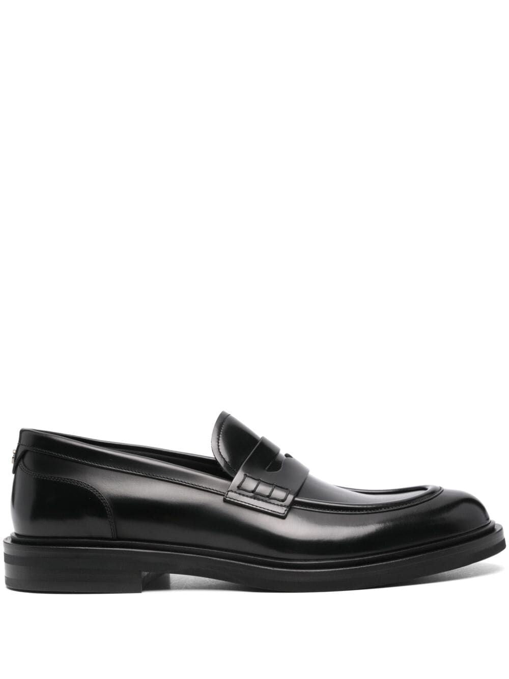 DOLCE & GABBANA Brushed Leather Loafers for Men