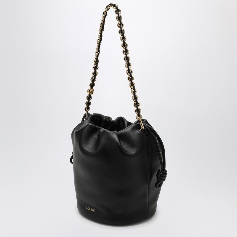 LOEWE Flamenco Mini Bucket Handbag in Luxurious Leather