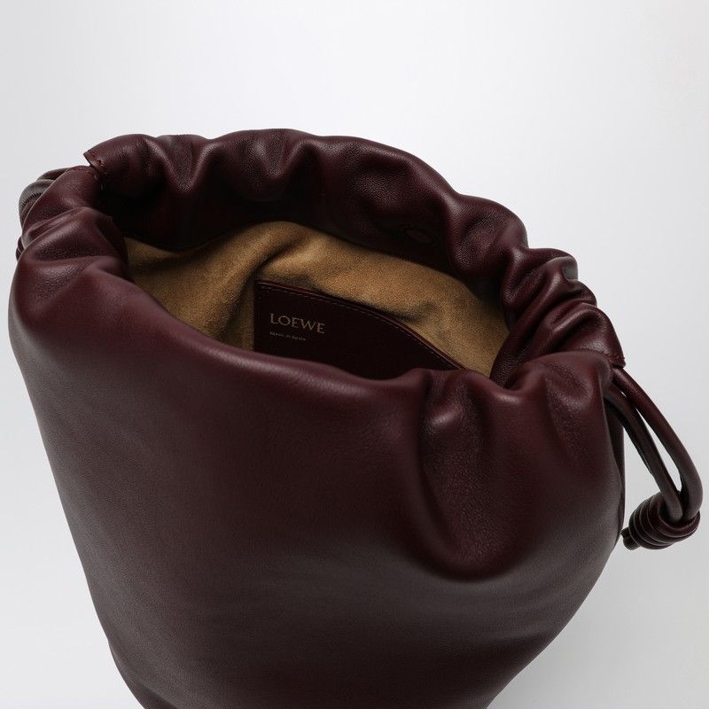 LOEWE Flamenco Mini Bucket Handbag in Luxurious Leather