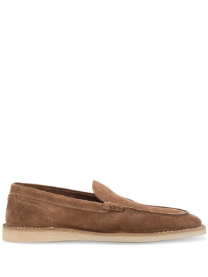 DOLCE & GABBANA Elegant Suede Leather Loafers