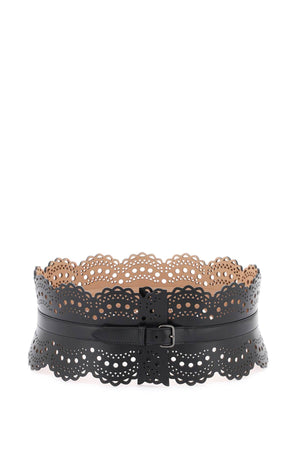 ALAIA Luxurious Leather Bustier Belt for Women