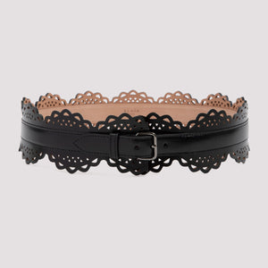 ALAIA Elegant Bustier Belt in Luxurious Calfskin