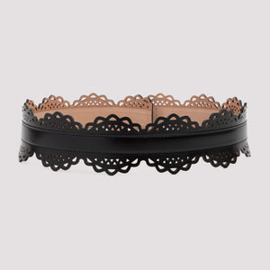 ALAIA Elegant Bustier Belt in Luxurious Calfskin