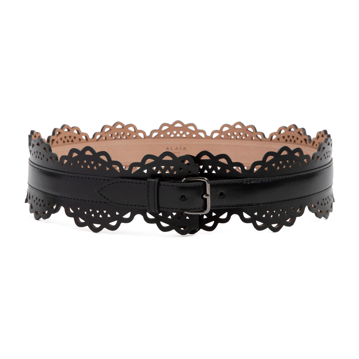 ALAIA Elegant Bustier Belt in Luxurious Calfskin