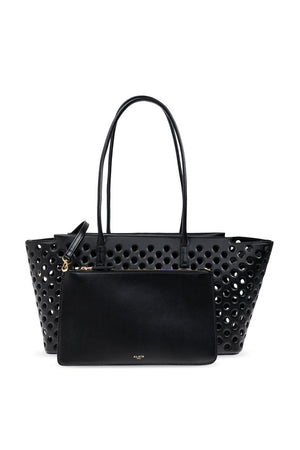 ALAIA Elegant Mini Shoulder Bag in Black - 32 cm