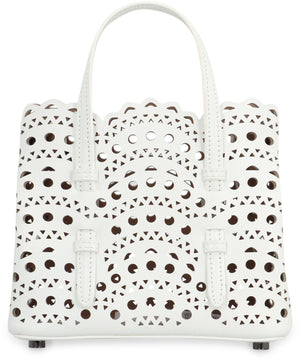 ALAIA Mini Leather Tote Handbag