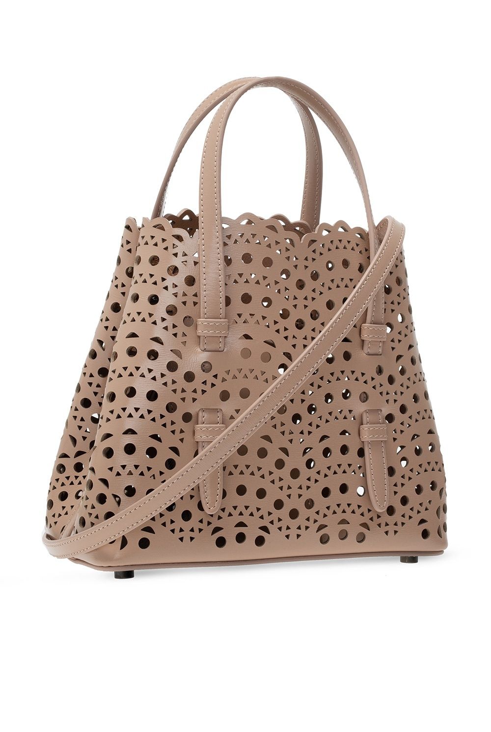 ALAIA Wave Calfskin Mini Handbag