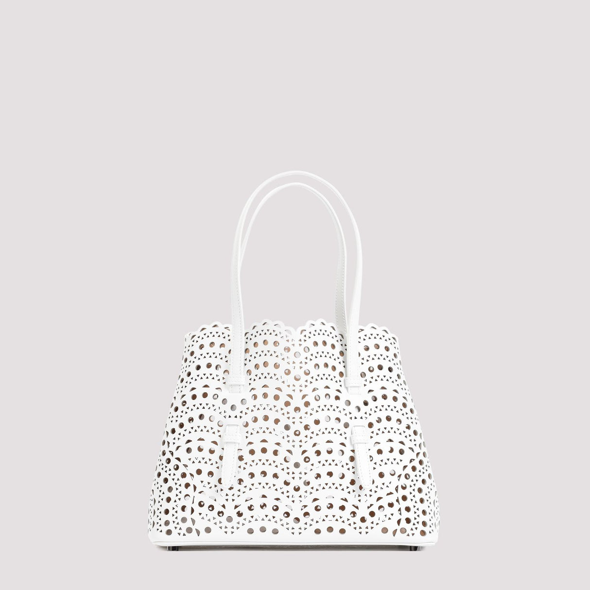 ALAIA Mini Leather Tote Bag - 25CM