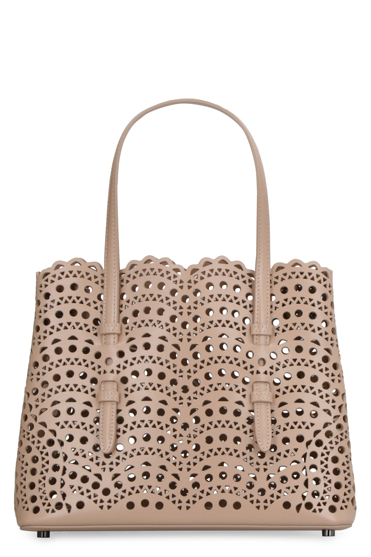 ALAIA Mini Leather Tote Bag - 25CM