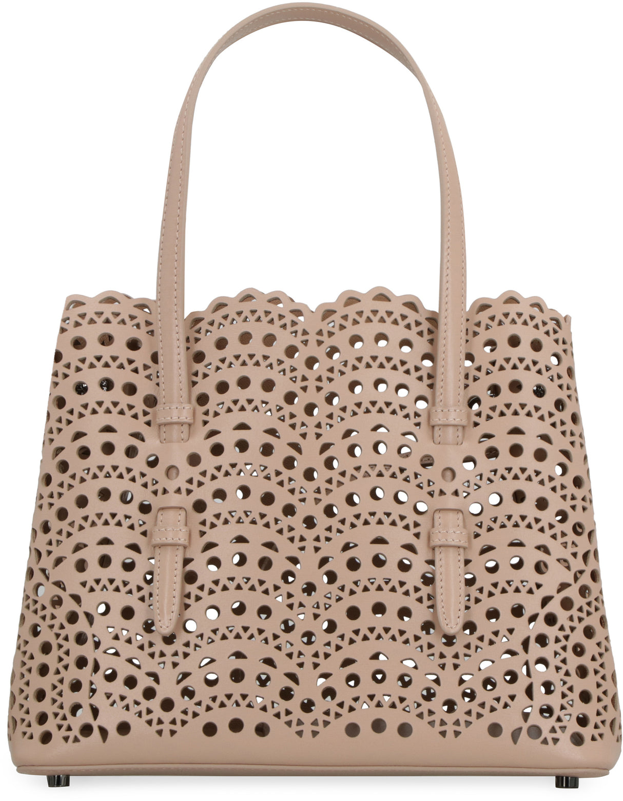 ALAIA Mini Leather Tote Bag - 25CM