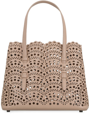 ALAIA Mini Leather Tote Bag - 25CM