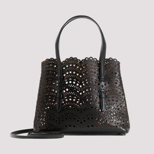 ALAIA Mini Leather Tote Bag - 25CM