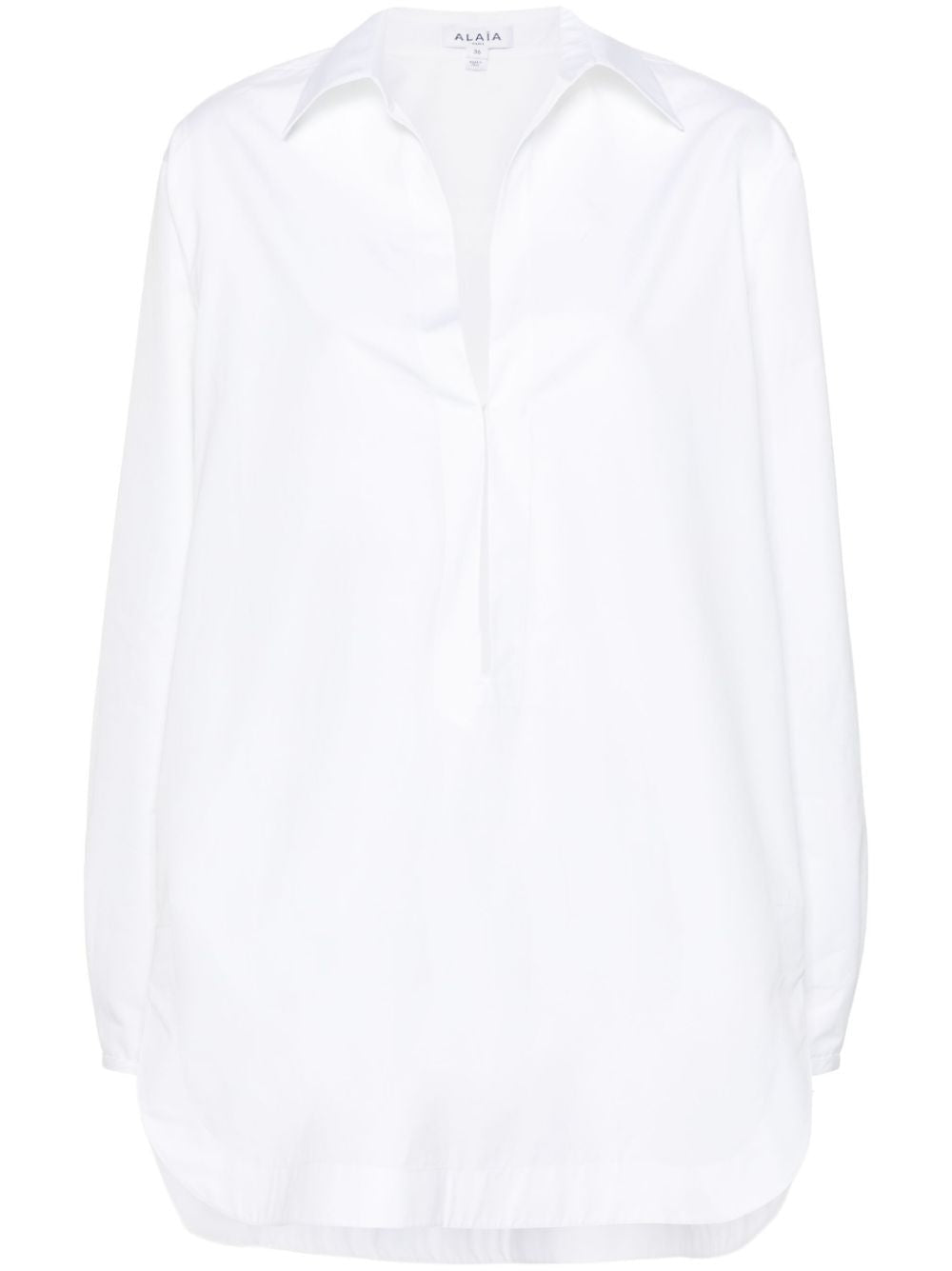 ALAIA Chic Poplin Mini Shirt Dress for Women