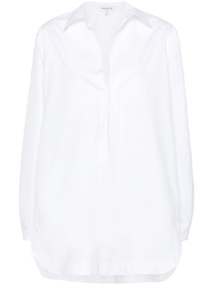 ALAIA Chic Poplin Mini Shirt Dress for Women