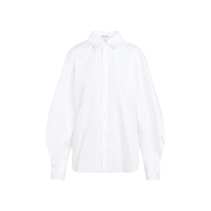 ALAIA Chic White Button-Up Shirt for Women