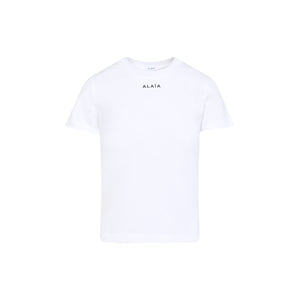 ALAIA Timeless White T-Shirt for Women