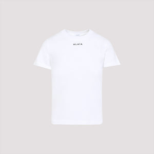 ALAIA Timeless White T-Shirt for Women