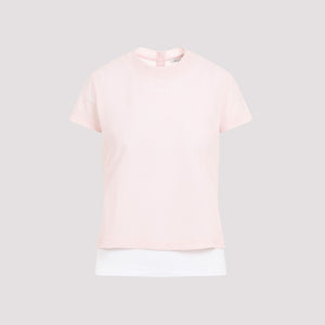 ALAIA Chic Pink & Purple Stretch T-Shirt