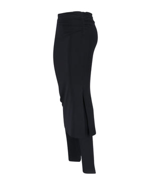 ALAIA Draped Skirt Pants - Regular Fit