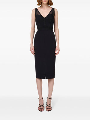 ELISABETTA FRANCHI Elegant Corset Midi Dress for Women