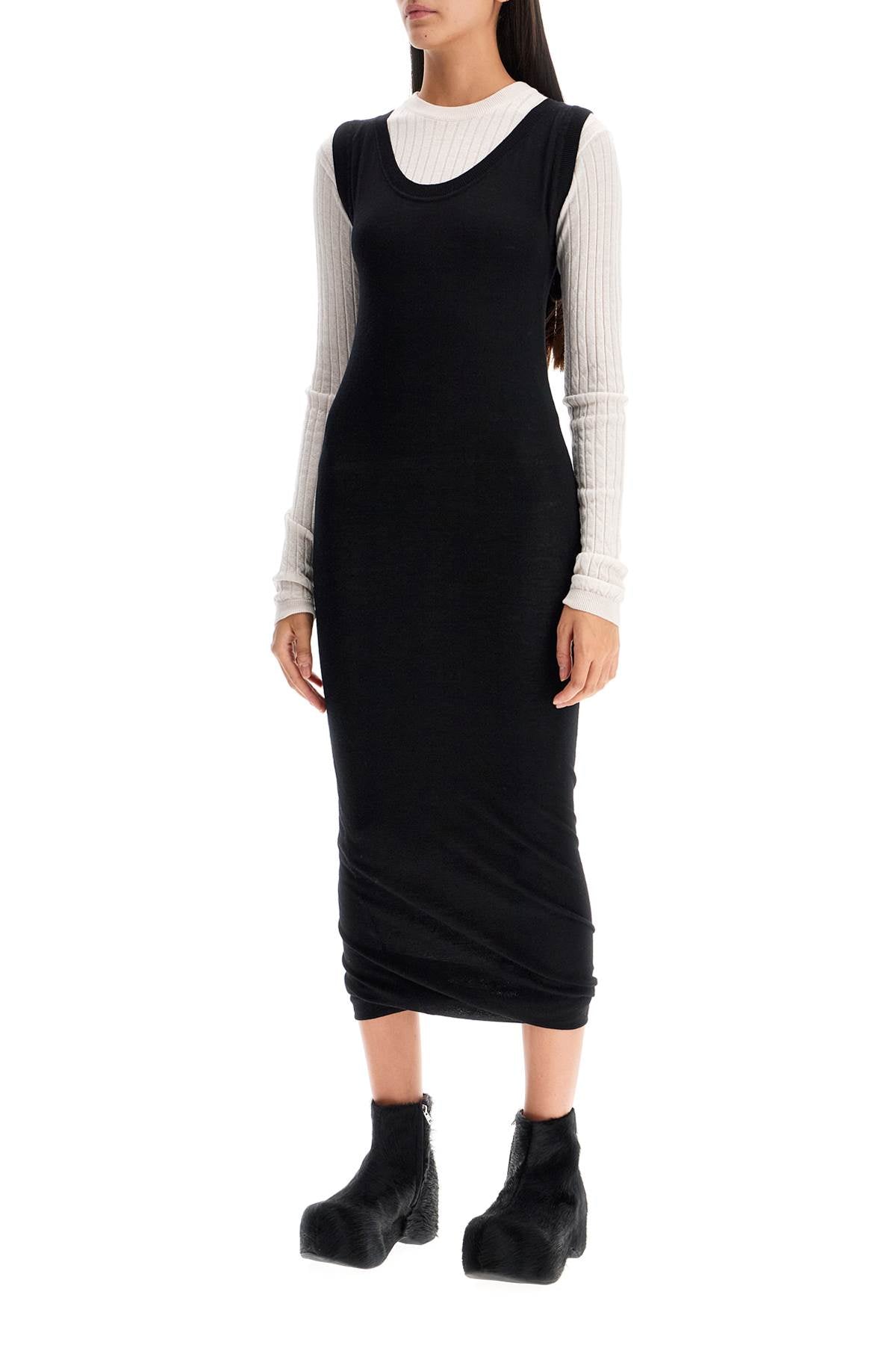 MARNI Layered Knit Dress - Fitted Silhouette