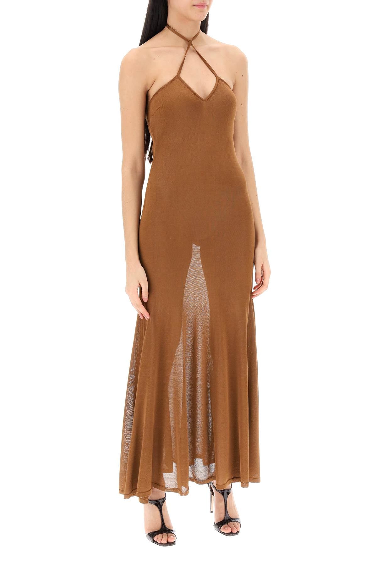 TOM FORD Stylish Knit Halter Maxi Dress for Women