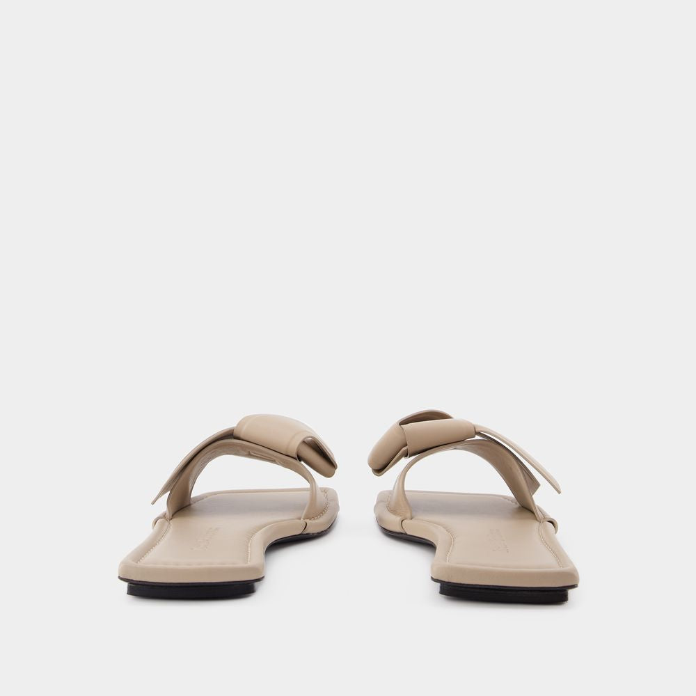 ACNE STUDIOS Tan Musubi Sandals for Women | SS24 Collection