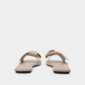 ACNE STUDIOS Tan Musubi Sandals for Women | SS24 Collection