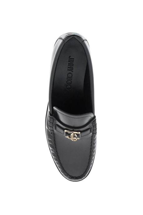 JIMMY CHOO Almond Toe Slip-Ons for Women