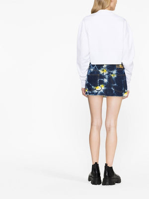 BALMAIN Bold Logo-Print Crop Sweatshirt for Women - SS23 Collection