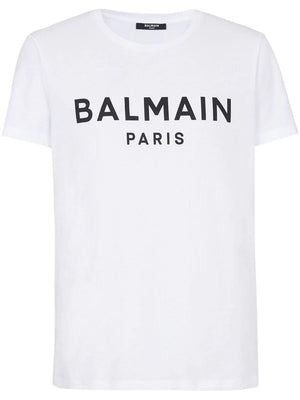 BALMAIN Men's Printed T-Shirt with Straight Fit - Season SS23