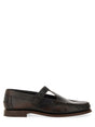 HEREU Men's Leather Moccasin T-Bar Shoes