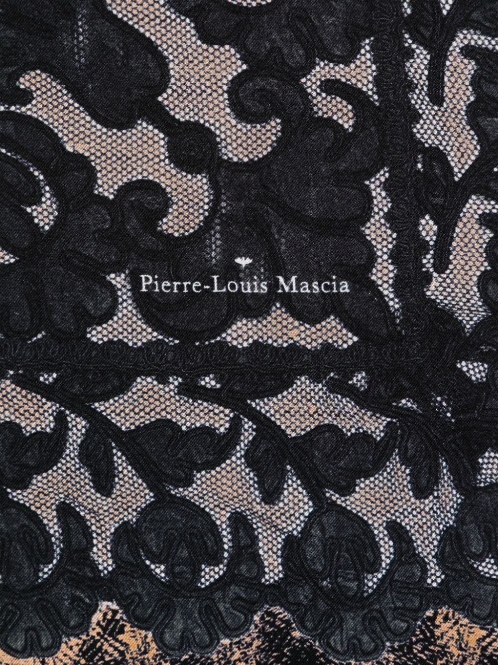 PIERRE LOUIS MASCIA Chic Multicolor Silk Scarf 135x195