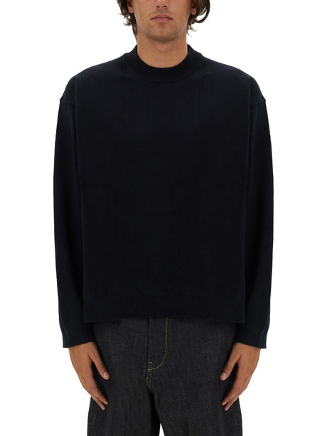 STUDIO NICHOLSON Regular Fit Superfine Wool T-Shirt - Size L