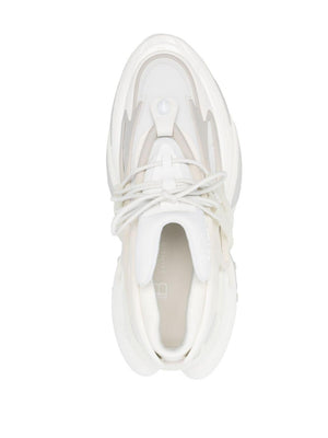 BALMAIN Unicorn Low-Top Sneakers in White