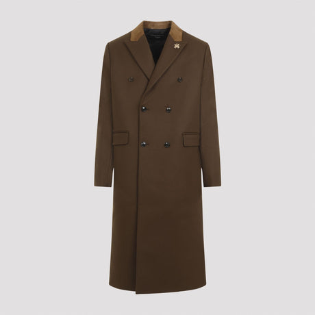 AMIRI Men's Wool Blend Overcoat