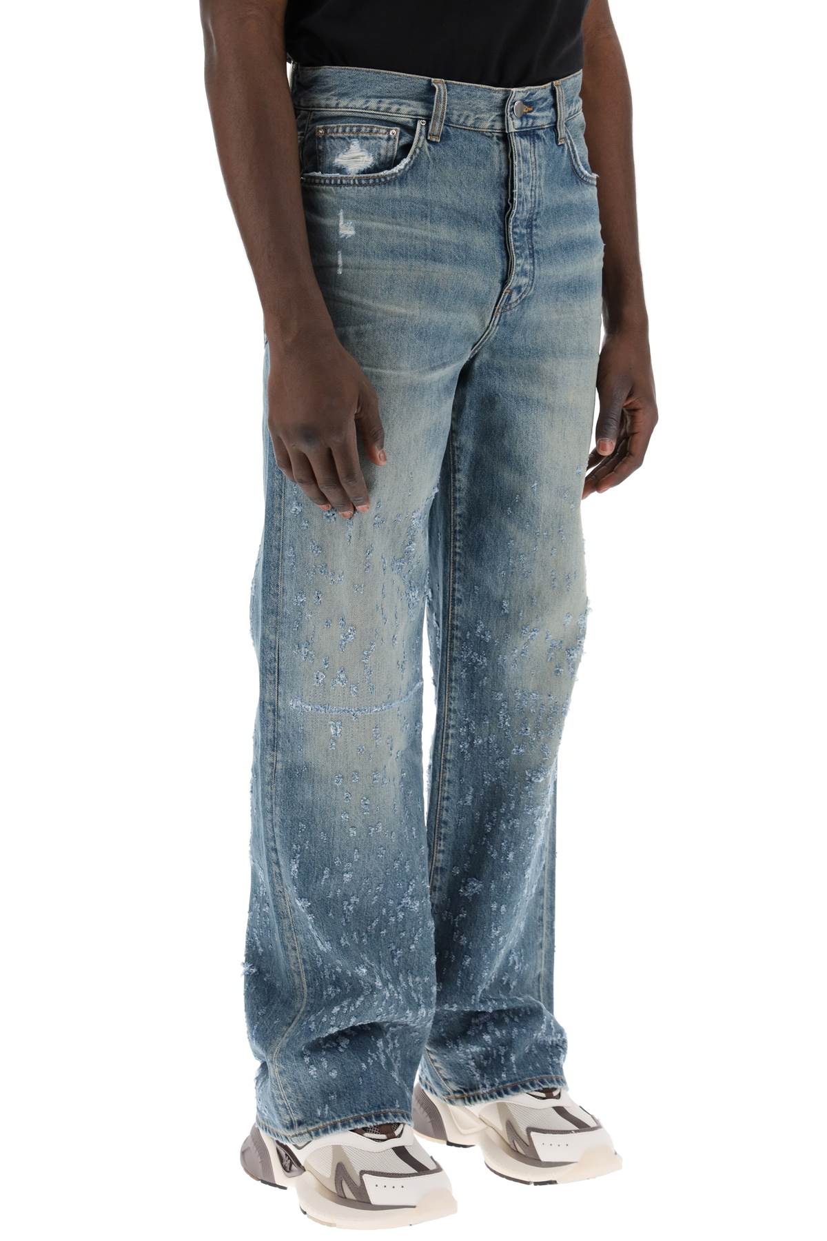 AMIRI Crafted Indigo Baggy Jeans for Men