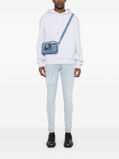 AMIRI Bandana Jacquard Skinny Jeans