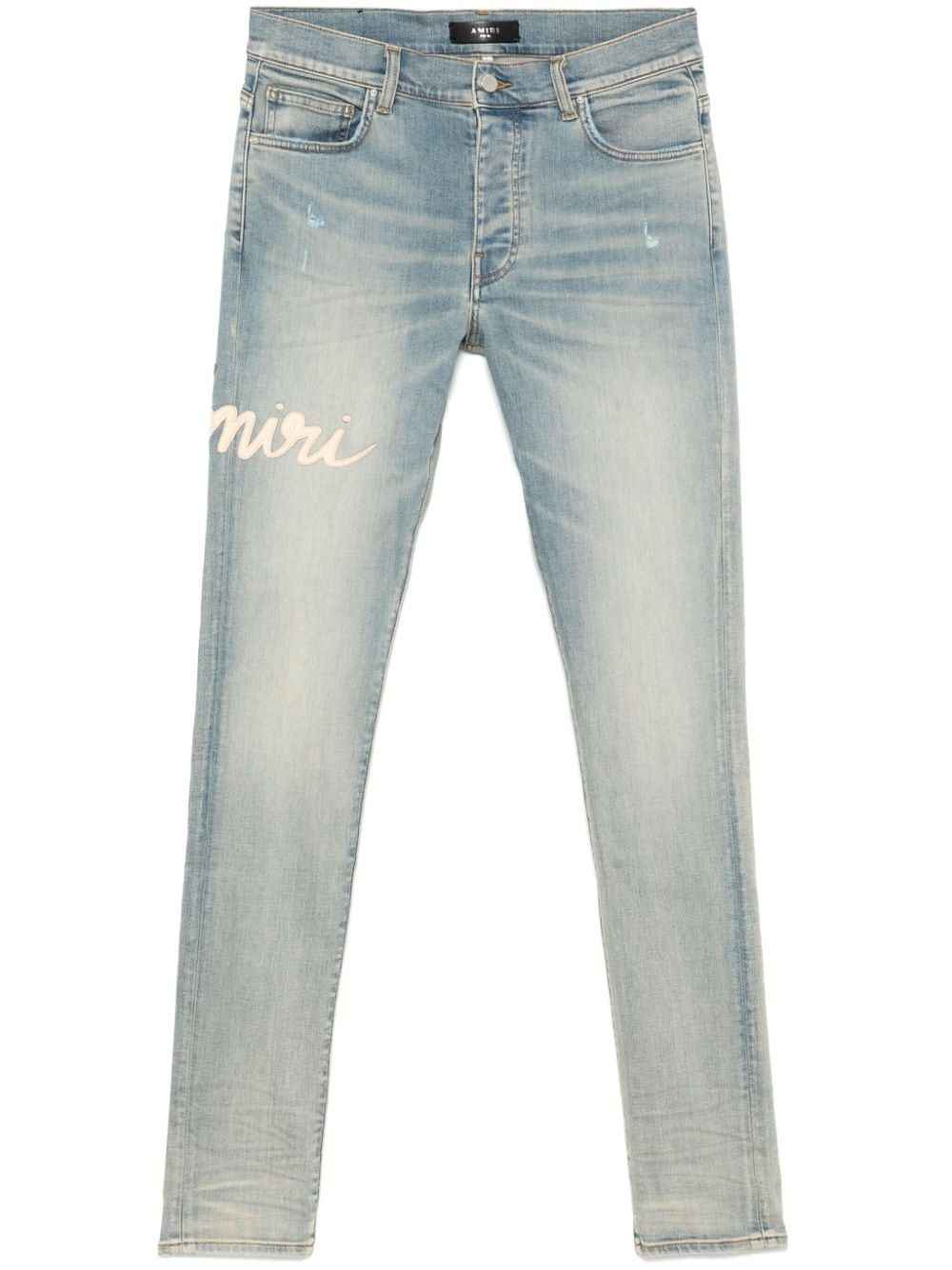 AMIRI Script Logo Skinny Jean for Men